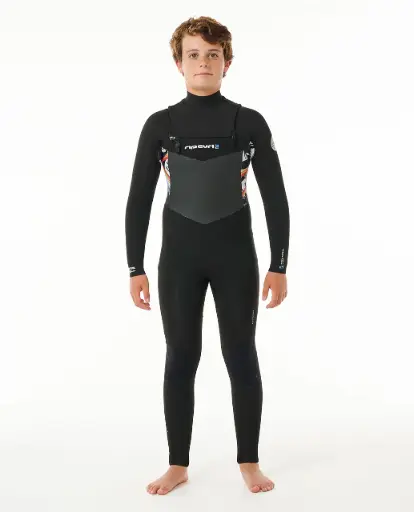 WETSUIT RIP CURL KIDS DAWN PATROL 4/3MM CZ - BLACK/MULTI ( )