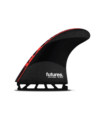 FIN FUTURES JJ-2 TECHFLEX THRUSTER - L - BLK/BR