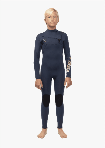 WETSUIT VISSLA 7 SEAS BOYS 4-3 FULL CHEST ZIP -DST (