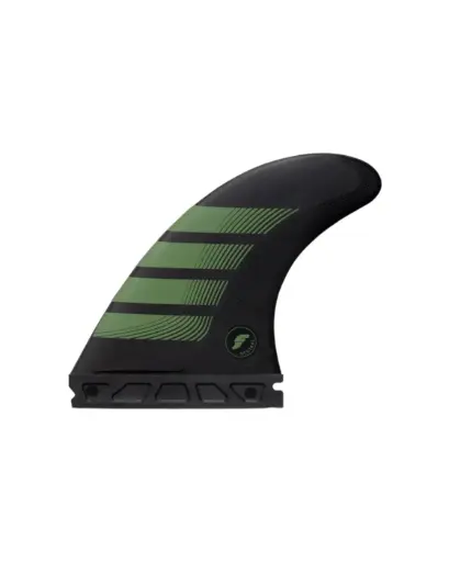 FINS FUTURES F8 ALPHA 5 FIN - L CARBON/OLIVE