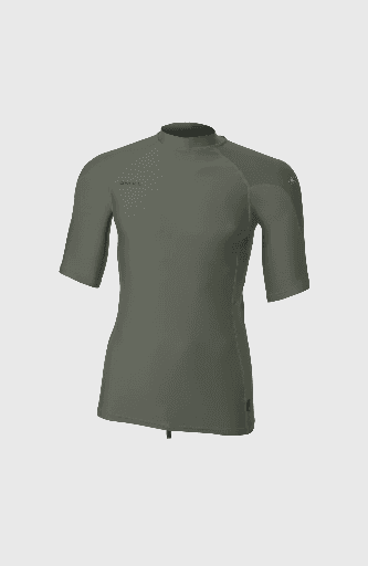 RASH GUARD O'NEILL HYPERFREAK TURTLENECK SKINS S/S  - TEMPEREDSTEEL (