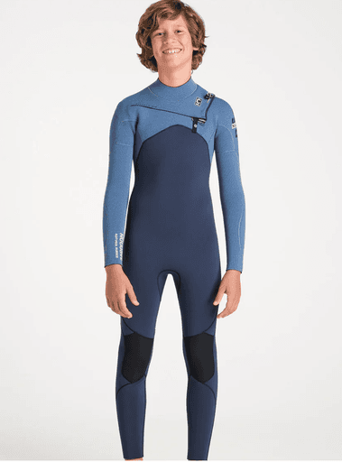 WETSUIT C-SKINS NUWAVE SESSION 4:3 JUNIOR CZ - BLACK/TIE DYE/SLATE DIAMOND /LIME  (