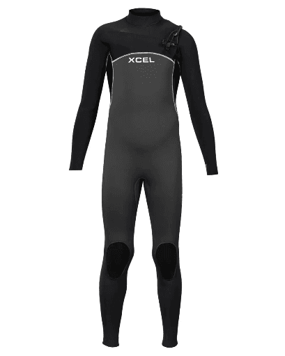 WETSUIT XCEL KIDS COMP+ 4/3MM  GBS GRAPHITE BLACK