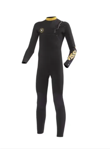 WETSUIT VISSLA 7 SEAS BOYS 4-3 FULL CHEST ZIP -BWG (