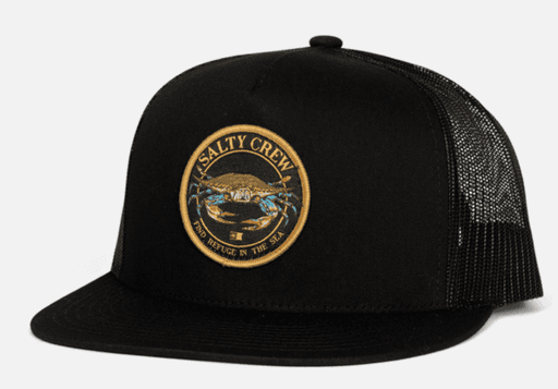 CAP SALTY CREW JIMMY TRUCKER - BLACK