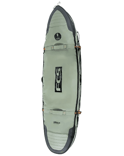 BOARDBAG FCS 6'3 TRAVEL 2 BOARDS SHORTBOARD/FISH - ALPINE